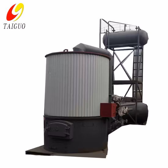 Вертикальный угольный котел, термомасляная печь на биомассе из скорлупы кокосового ореха